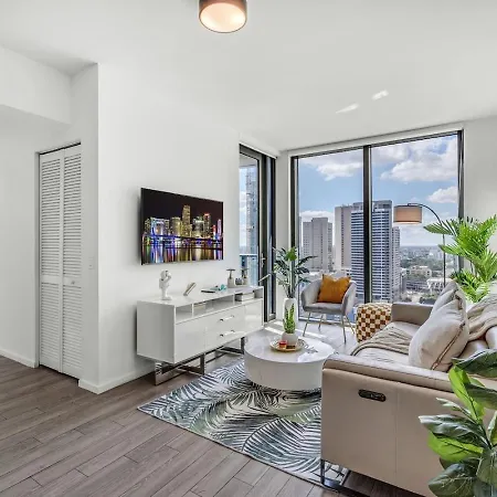 Experience Miami Modern 2 Bed Near Biscayne Blvd Apartment Exterior photo